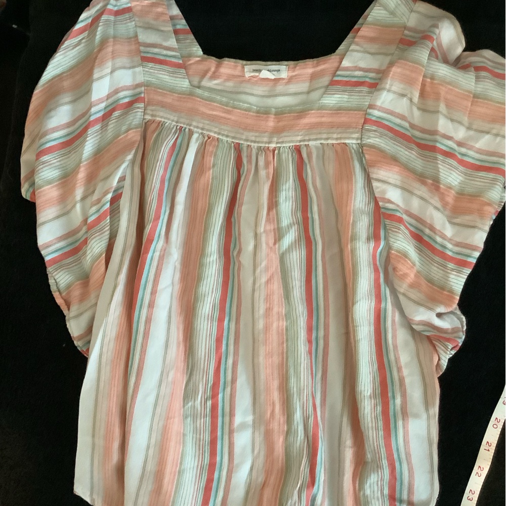 Beachlunchlounge Pastel Striped Top